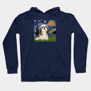 Shih Tzu in Van Gogh's Starry Night (adapted) Hoodie